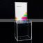 Supply Large Clear Acrylic Ballot / Suggestion / Donation Boxes Wholesale for Fundraiser