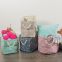 colored printed collapsible cotton rope storage basket organizer living room kids laundry basket small round storage bin