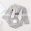 2020 Wholesale Baby Boys Girls Romper Cotton Full Sleeves Hooded Bunny ears Babys Jumpsuits