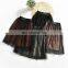2-7T Children Girl Autumn Skirt Cute Tulle Velvet Pleated Skirt Fashion Children Solid Double-sided wear Lace Skirt