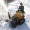 HYSOON garden loader HY380 Mini Skid Steer Loader Front Mounted Snow Blower