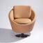 Popular Italian modern Living room furniture designer furniture lounge Swivel leisure chair