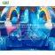 backyard giant cartoon bouncy jumper unicorn inflatable water slide for sale