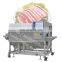 High speed equal length meat machine portioning to fixed weight sausage cutting machine