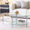 High quality flat and curved tempered glass dining table tops