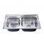 double bowl sink/304 stainless steel sink lab water sinks