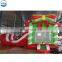 Оптовая продажа воздушной inflatable ёлки Санты Clause размером 7,2x4,5x4,7 м с горкой для Нового Года
