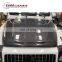 2020 G class w463A w464 carbon finber bonnet for w464 G500 G63 new style carbon finber hood scoop
