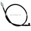 China supplier motorcycle spare parts meter cable price black color PVC outer casing DY100 motorcycle speedometer cable