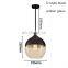 American Rustic Decorative Glass Pendant Light E27 Retro Hanging Lamps