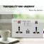 British standard socket type 146 dual multifunctional British standard with dual USB charging household electrical wall switch s