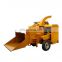 2021 upgrade new design Mobile Diesel Electric Branch Wood Crusher Branch Shredder Orchard Trunk Wood Grinder