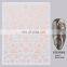 Hot Sell Rose Gold Christmas STZ Nail Stickers 9 Designs Self-Adhesive Nail Art 3D Snowflake Snowman Decoration Sticker