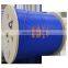 Hanxin Blue flame retardant PVC second sheath Outdoor fiber optic cables Multi Loose Tube Miner Optical Fiber Cable