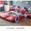 Top Quality Modern LED light children bed Cute race car shape baby bed
