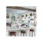 Modular wood kitchen cabinet with drawers handel