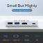 Aluminium 4K Type C 4 Port Adapter 5 in 1 Type C Hub