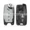 2+1 Buttons Keyless Entry Car Flip Key Shell Case For Chrysler Dodge Jeep Uncut Key Fob Blank Replacement Remote Key Cover