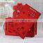 New 2016 Romantic Wedding China Red Laser wooden Decorative Candy Boxes
