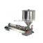 Horizontal double head paste bottle can bag filling machine