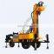 150m hydraulic DTH air compressor and mud rotary drilling water well drill rig