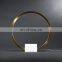 Golden Circle LED Desk Lamp With Marble Base Table Light Luxury Home Decoration Bedroom Bedside Night Light