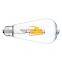 Decorative dimmable LED bulb chandelier light ST64 A19 2W 4W 6W 8W E14 E27 C35 C37 filament bulb