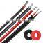 flat 2 core solar system uv resistance xlpo solar panel  PV cable specification 25mm 4mm