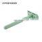 Professional Custom Stainless Steel Barber Straight Razor Shaving Blades Safety Rasoir green shavers straight shaving razor