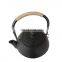1.1L green painted Chinese wholesale enamel cast iron teapots