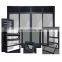 Grid Glass Commercial Aluminium Swing Patio Doors French Casement Doors