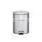 Oval Shape Pedal Bin ODM Stainless Steel Trash Can With Soft-Close Lid