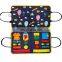 Amazon Top Seller Educational Travel Toys Toddler Activity Sensory Board Felt Busy Board For Toddlers