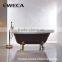 Claw Foot Red Bathtub, Indoor Bath Tub, Royal Bathtub