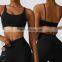 Wholesale High Quality Running Bra Custom Workout Wear Gym Fitness Yoga Top Women Shockproof Backless Strappy Sports Bra