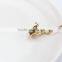 Simple design gold crown necklace custrom necklace jewelry