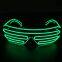 Christmas Decoration LED Flashing Shutter Glasses Glow in Dark LED Light up Glasses
