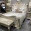 Light luxury solid wood bed 1.8 meters solid wood bed can be customized in size and style
