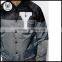 Mens Color Block Custom Embroidery Logo 100% Nylon Jacket