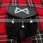 Scottish Half Dress Bowin Skin Sporran Front Side Scottish Design Badge