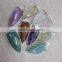 JF6761 New style gold plated natural crystal spike pendant