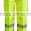 Workwear Hi vis yellow combat trousers with high reflective straps