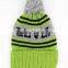 cheap plain acrylic knitted cap for girl