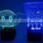 Animal Shaped Touching LED Light 3D Effect Mood Light