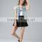 2015 Lattest Ladies Office Wear Embellished Soft Washed Denim for good quality