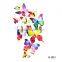 H-003 H003 12PCS 3D Vivid PVC Magnet Butterflies Magnetic Butterfly DIY Wall Sticker Stickers Decal Decals Home Decor Decoration