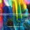 Colorful Self Design Flower Pattern Spring/Summer Silk Chiffon Fabric