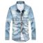 100% polyester fancy dress shirts for men casual shirts