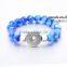 2015 Interchangeable beads Snap Jewelry button bracelets 18mm Ginger Snap Button Bracelet pulseras bead Snap Bracelets
