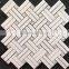 marble basketweave mosaic tile